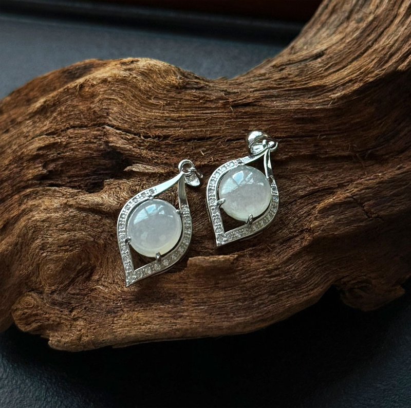 玲靛翡翠【萌叶春生】天然翡翠纯坠饰 P347 - 项链 - 玉石 透明