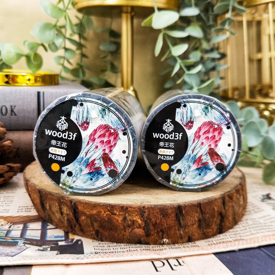 帝王花 / 裝飾膠帶 - 纸胶带 - 塑料 多色