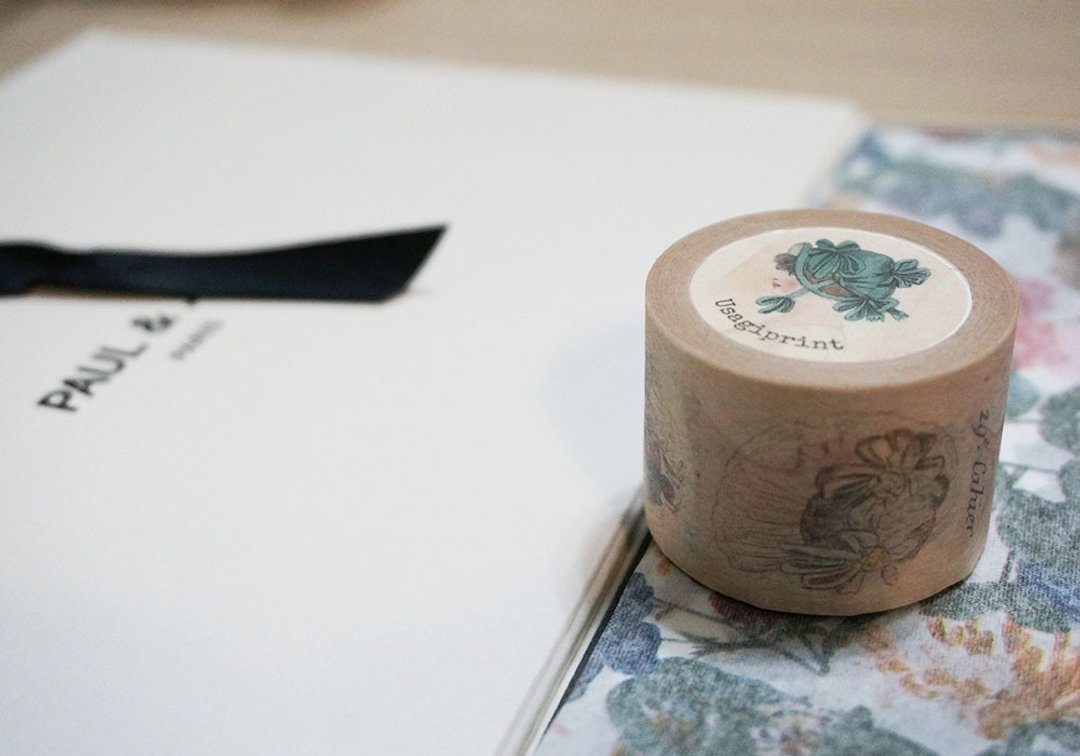 3cm 女孩纸胶带 10. 带离型纸 - 纸胶带 - 纸 