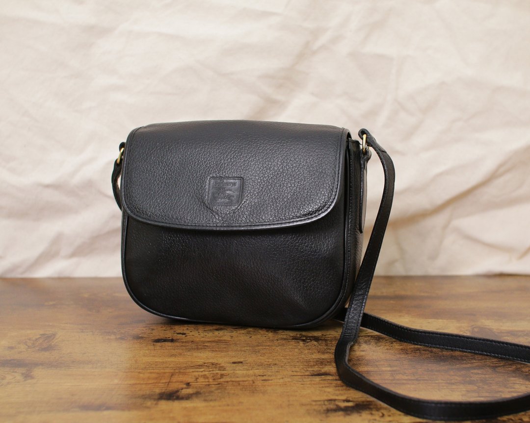 Back to Green:: 经典复古Burberry bg-07 vintage bag - 侧背包/斜挎包 - 真皮 