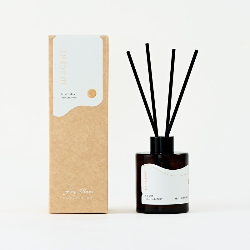 【JD SCENT】12 A.M. 安定之境 SERENITY 120ml 空间扩香 - 香薰/精油/线香 - 玻璃 