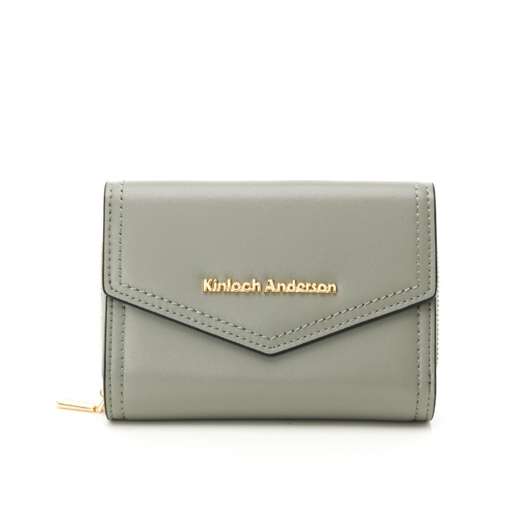 【Kinloch Anderson】Carol 信封式中夹-铁灰 - 皮夹/钱包 - 人造皮革 灰色