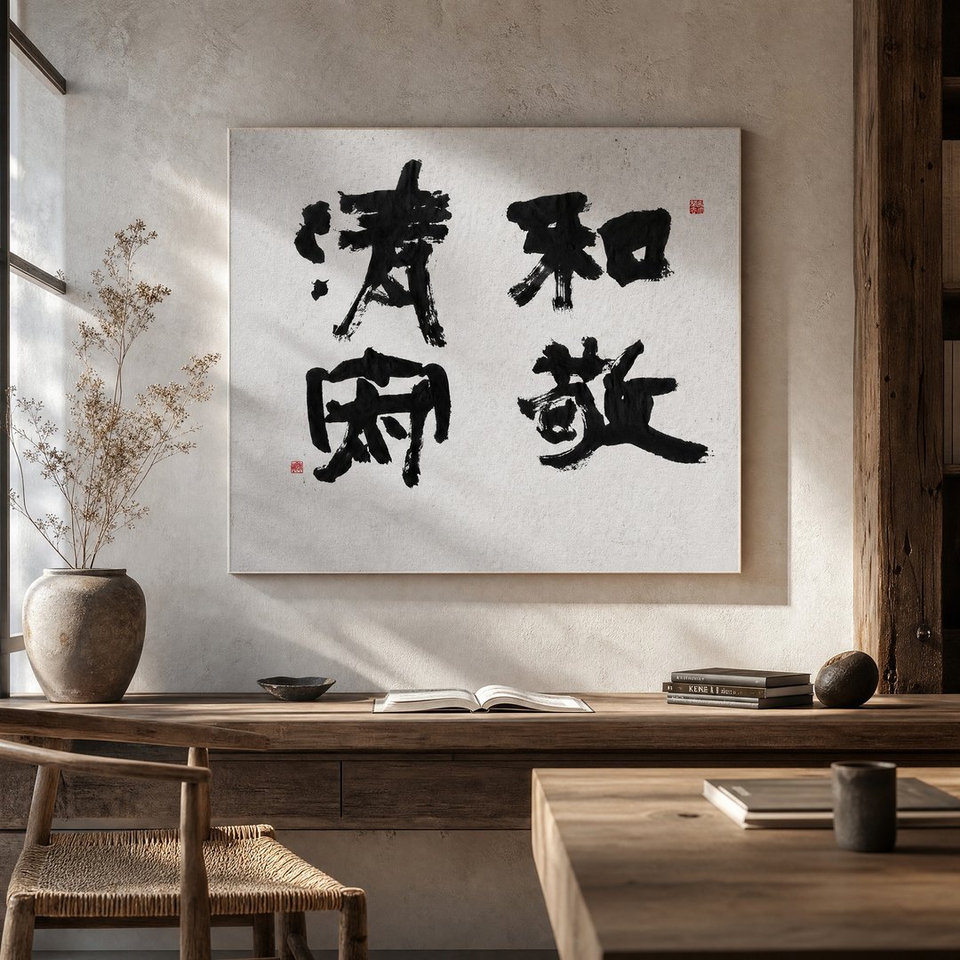 6080 书法 - 无框画 | 乔迁礼物 | 开店 | 民宿布置 | 装饰画 - 海报/装饰画/版画 - 其他材质 黑色