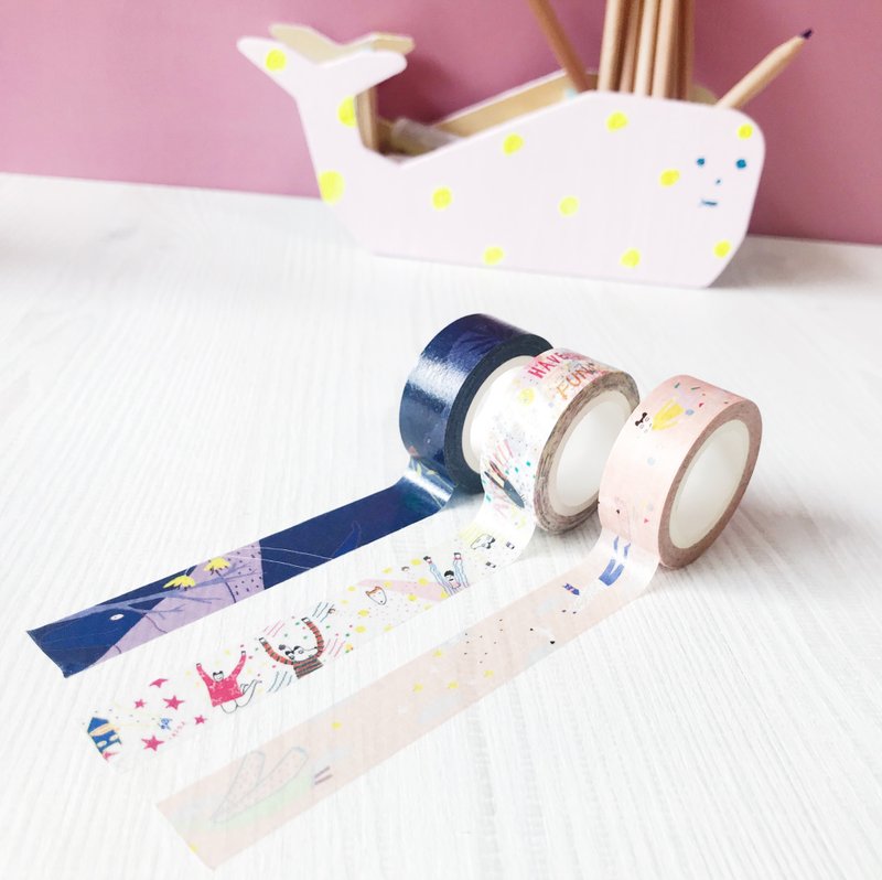 纸胶带全套 | 3入 - 纸胶带 - 纸 多色