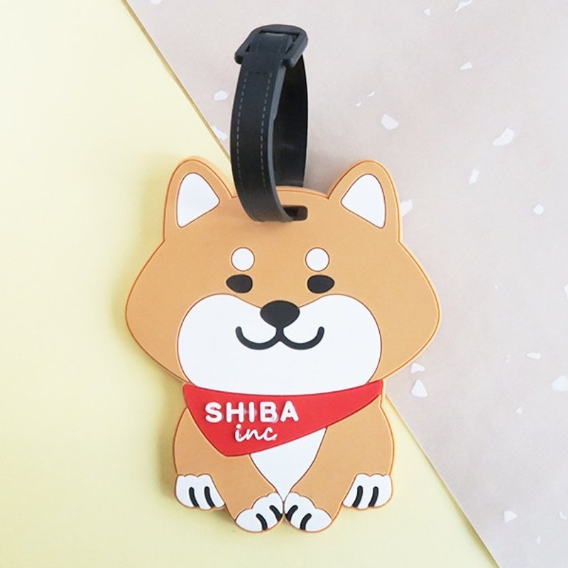 SHIBAINC 软胶行李牌, 柴犬, 柴 行李牌, 行李吊牌, 行李标签 - 行李吊牌 - 塑料 
