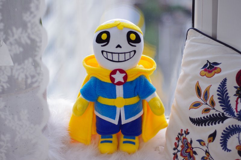 Dream Sans Undertale AU Underverse Collectible Doll - 玩偶/公仔 - 聚酯纤维 黄色