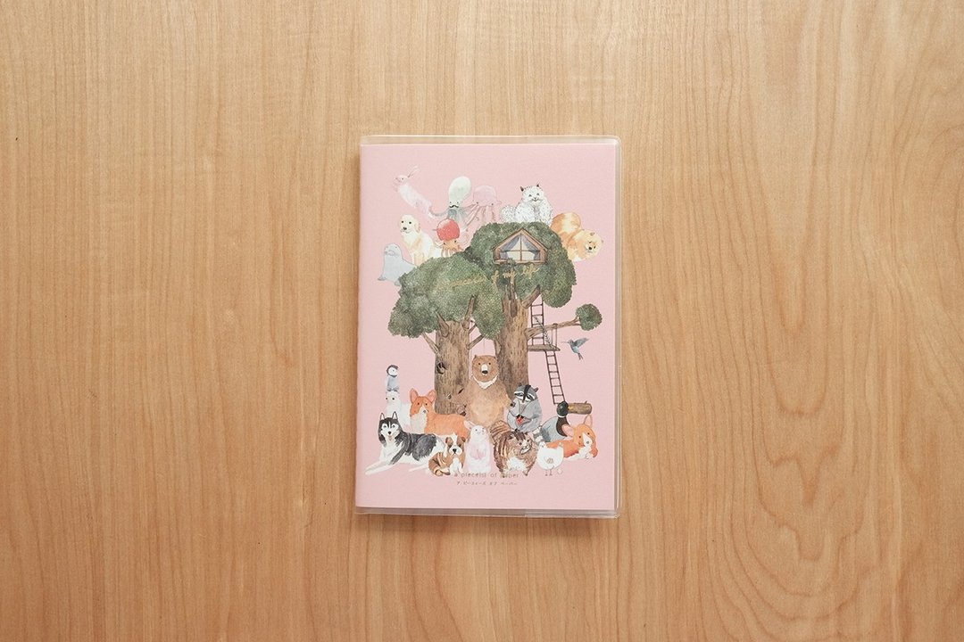A6 手帐本：Animal Woohoo (48 页) - 笔记本/手帐 - 纸 粉红色