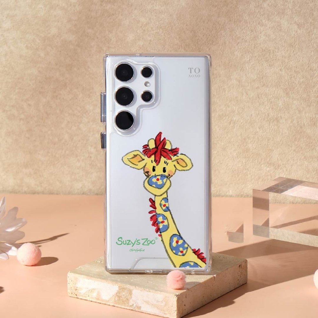 Suzy's Zoo 佩兹长颈鹿防摔透明 SAMSUNG 手机壳 - 手机壳/手机套 - 塑料 多色