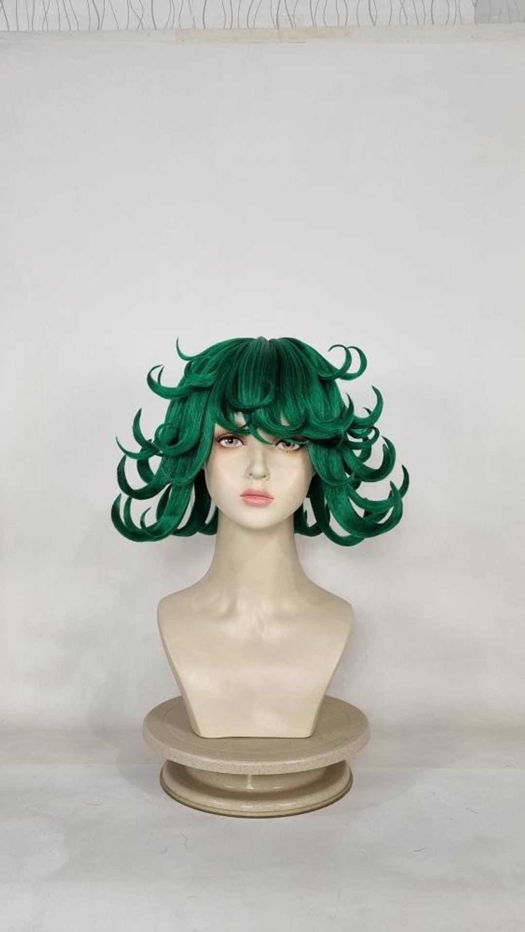 龙卷 (Tatsumaki) 角色扮演假发，现货可寄送 - 其他 - 其他材质 绿色
