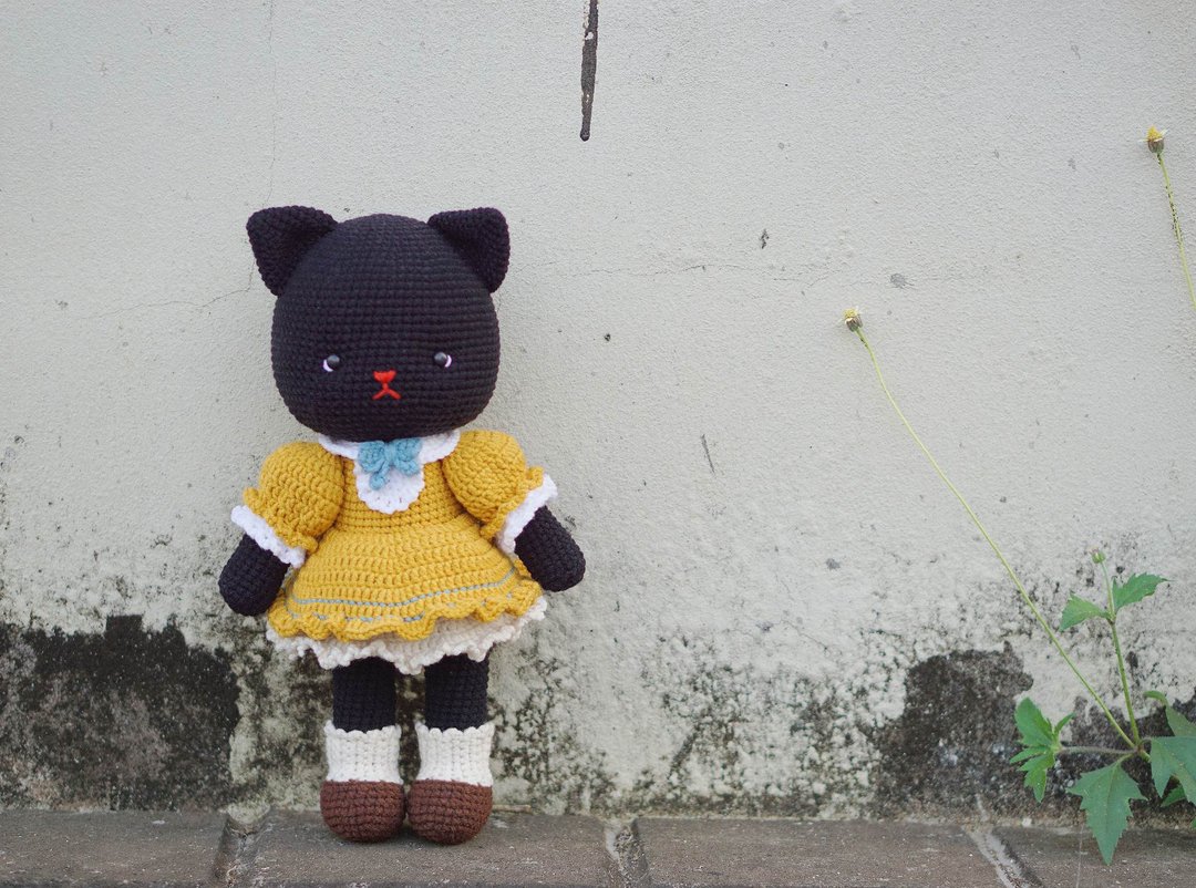 Digital Download - PDF | Crochet amigurumi Pattern Cat - 其他数码商品 - 其他材质 