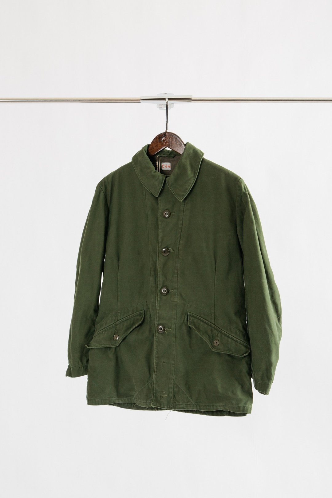 Swedish M59 Fieid jacket【初恋贩卖所】E222 - 男装外套 - 棉 绿色