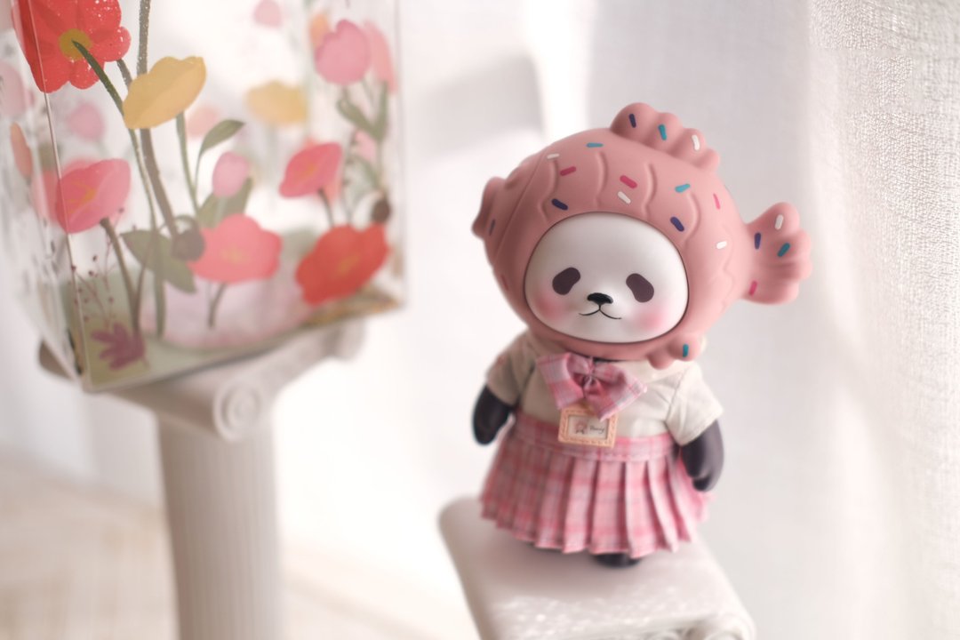 白熊百货PlanetBear 粉红鲷鱼烧熊猫 Panny玩偶手办 PanPan妹妹 - 桌游/玩具 - 其他材质 多色