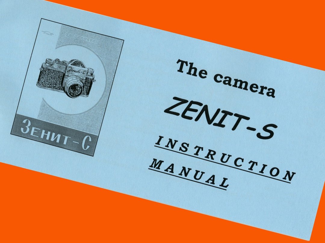 英文手册 fr ZENIT-S ZENIT-C 单眼相机 M39 Industar-50 说明书 - 相机 - 纸 