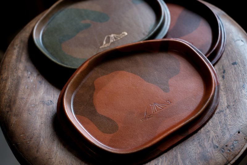 【寓吉】现货不用等 LAKE TRAY 湖形盘|皮革置物盘/收纳盘/找零盘 - 收纳用品 - 真皮 多色