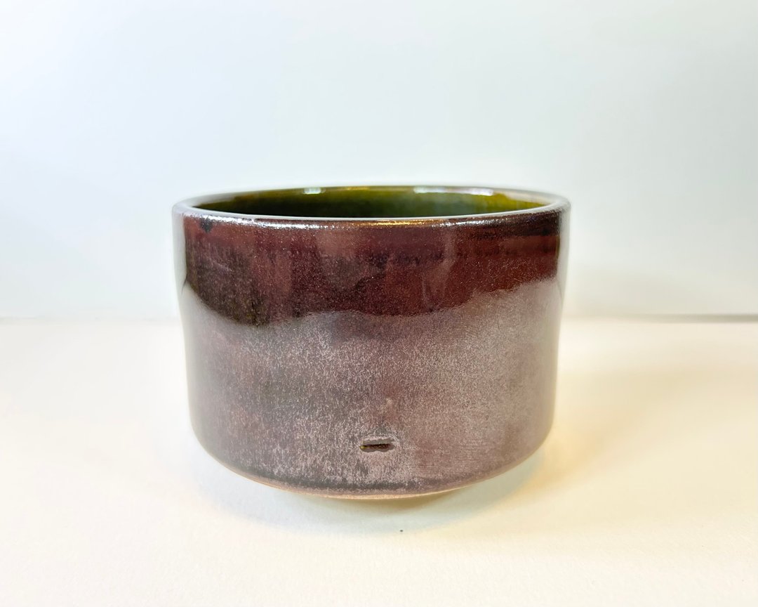 藏菁ㅣ还原烧铁结晶茶碗 - 茶具/茶杯 - 陶 