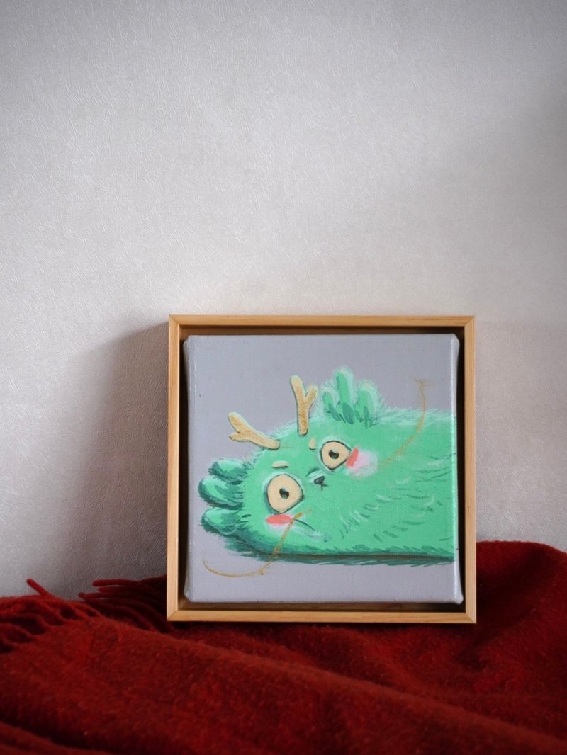 麻吉龙 原稿画作 肌腱炎小姐 - 红包/春联 - 其他材质 绿色