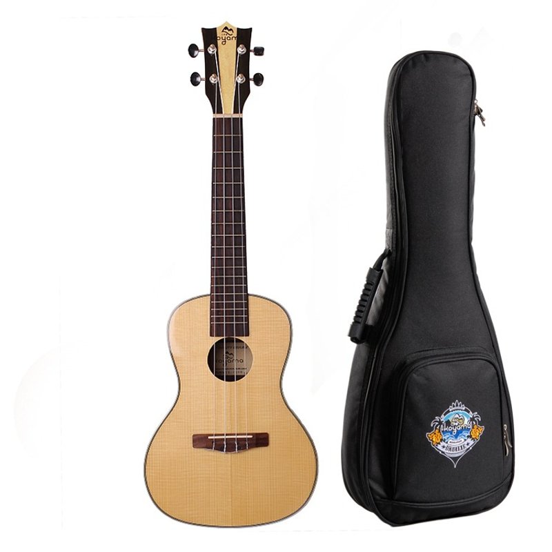KYM-C100 23寸乌克丽丽 云杉单板 侧背板玫瑰木 100系列 Solid Spruce Concert Ukulele - 吉他/乐器 - 木头 咖啡色