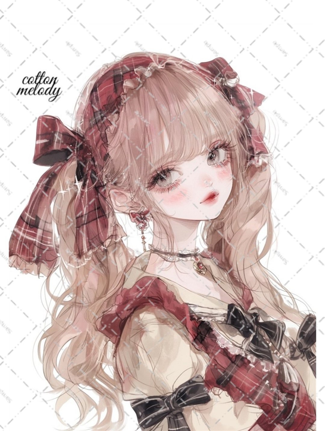 original sticker no.5783 人物贴纸 原创贴纸 人物贴纸 女孩贴纸 原创人物贴纸 - 贴纸 - 纸 