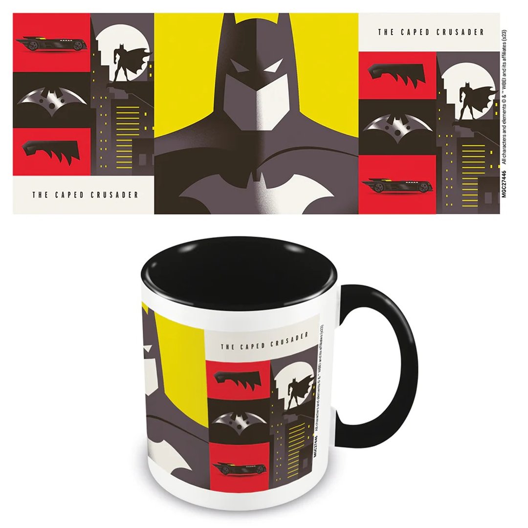 【蝙蝠侠】华纳100周年黑色内里限定纪念马克杯//Batman - 咖啡杯/马克杯 - 陶 多色