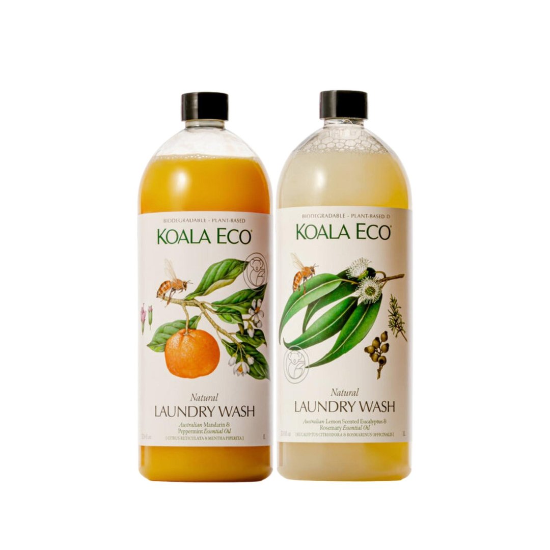 【梦幻洗衣精双款组合】-澳洲科菈KOALA ECO - 衣物清洁 - 浓缩/萃取物 透明
