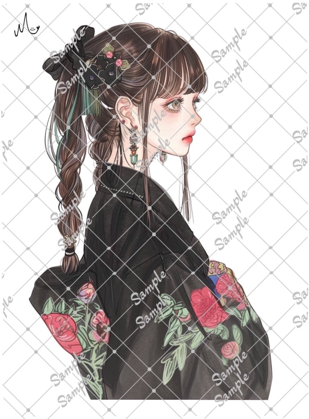 原创人物贴纸 11月新品 - 贴纸 - 纸 