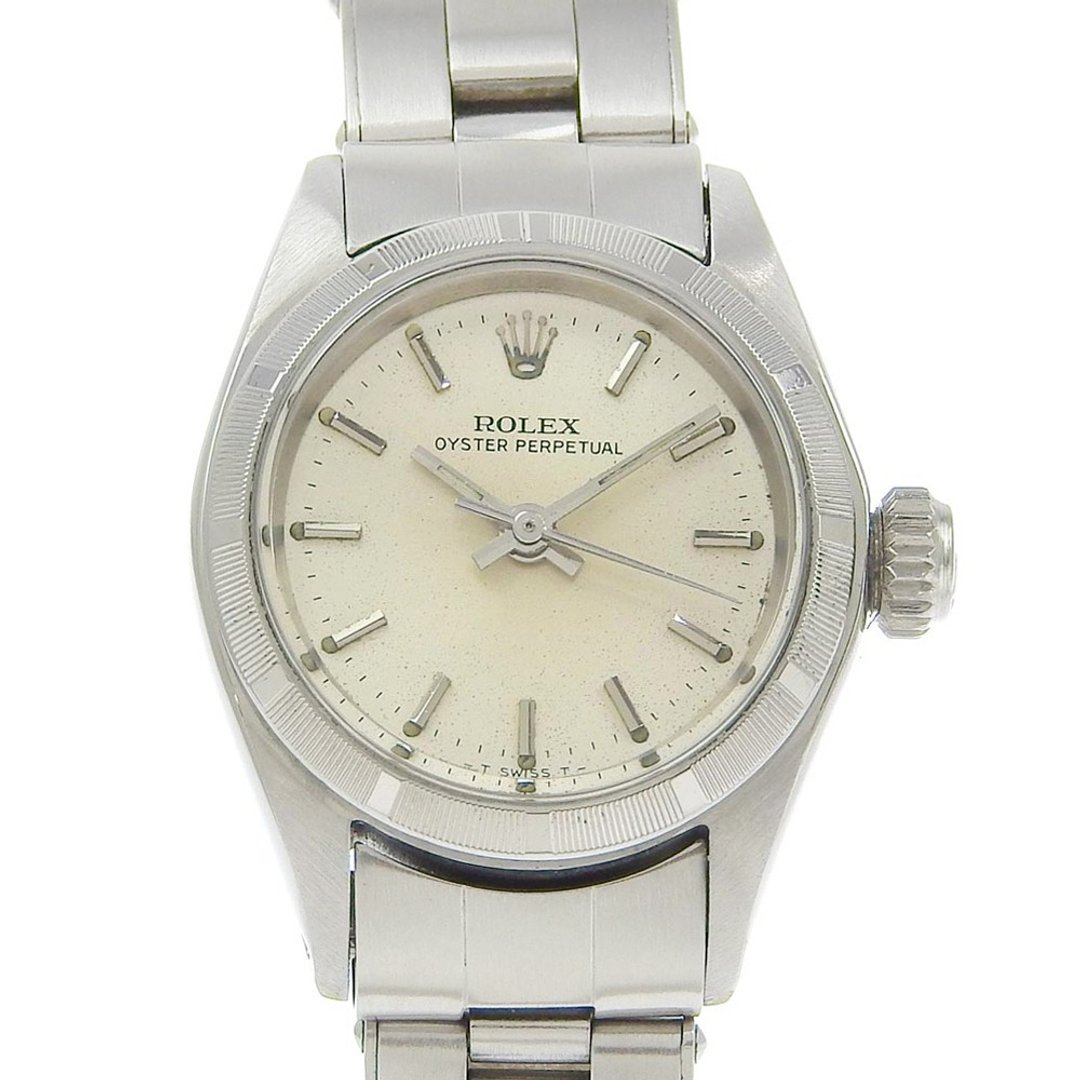 【日本直送】劳力士 ROLEX 蚝式恒动 手表 6623 不锈钢 自动上链 银色表盘 女士【二手】 - 女表 - 不锈钢 银色