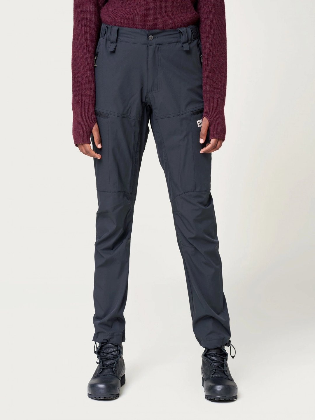 【ROYK】Women's Hiking Flex Pants - 登山裤_女_黑 - 女装运动裤 - 聚酯纤维 黑色