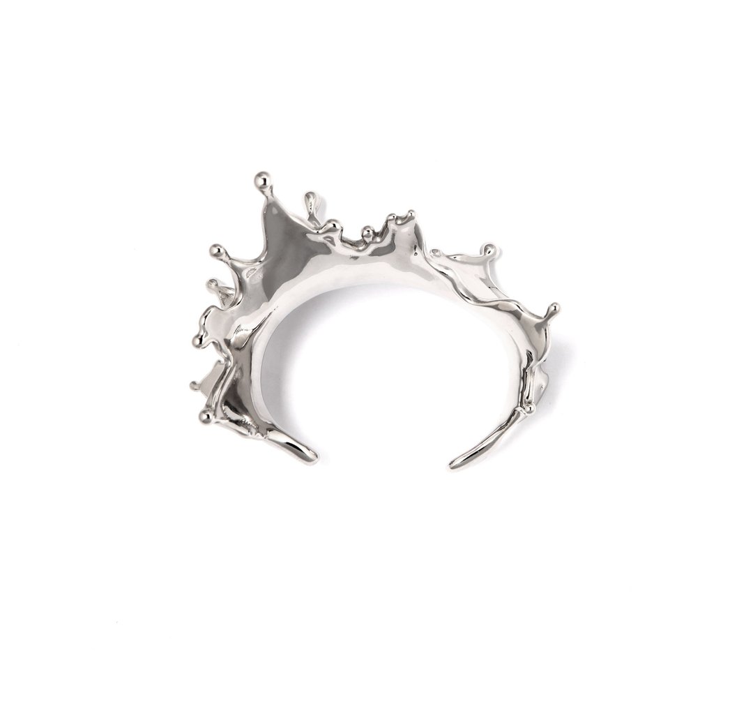 Spin Bracelet 银色水花手镯 - 手链/手环 - 其他金属 