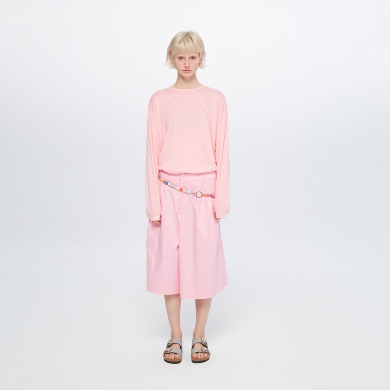 10 MOOn 芭比粉百慕达短裤 - 女装短裤 - 其他材质 粉红色