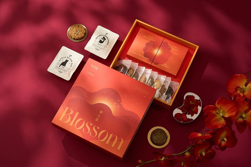 【早鸟预购】【春之盛】奶油饼干 x 咖啡礼盒 | 经典配方-大 - 咖啡 - 新鲜食材 红色