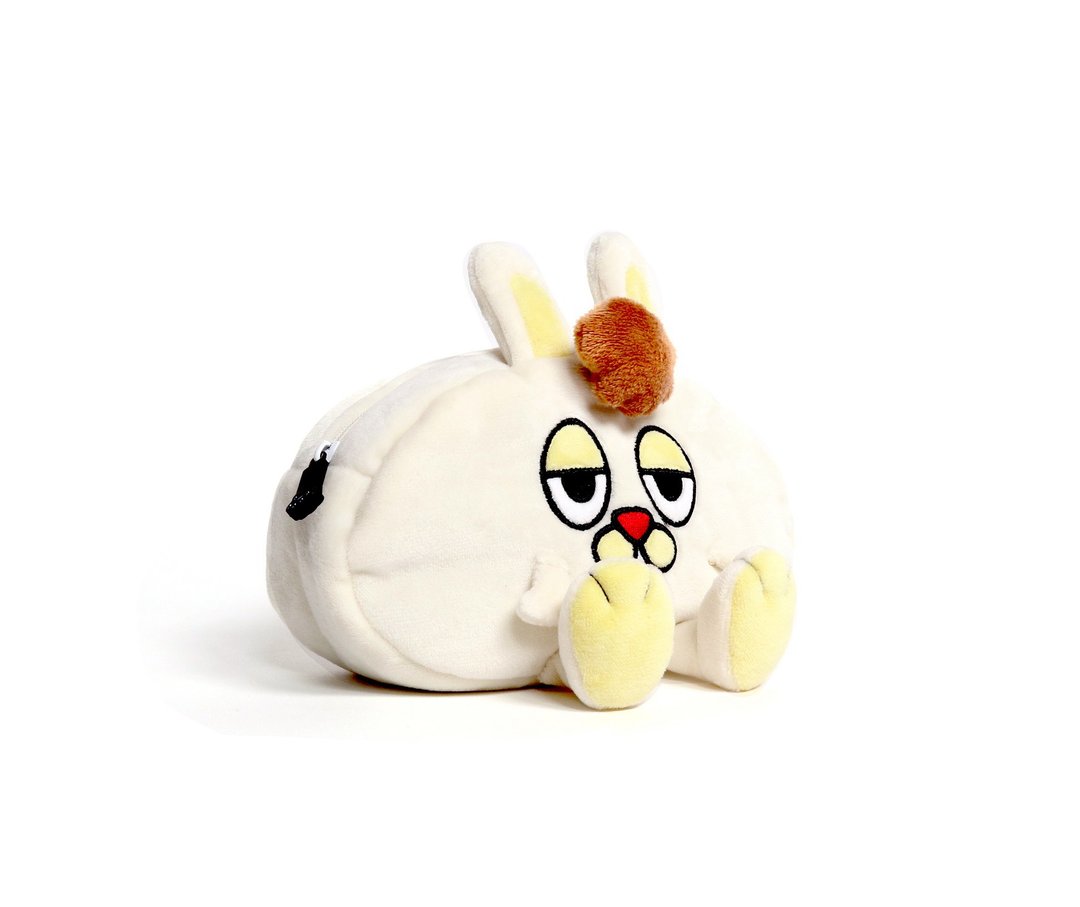 Wabbit 3D 兔爪收纳包/万用包 - 化妆包/杂物包 - 聚酯纤维 白色