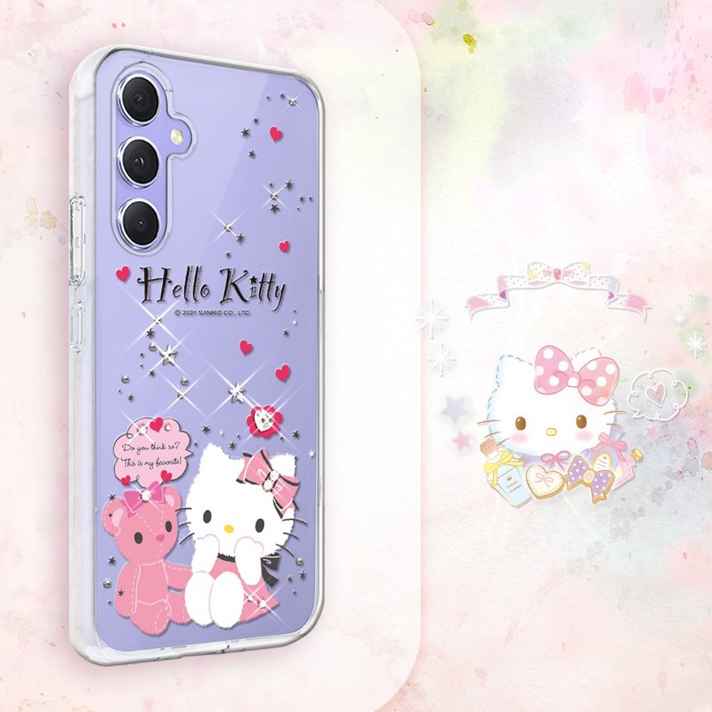 Samsung Galaxy A55/A54/A53/A35 轻薄军规防摔水晶壳-凯蒂熊麻吉 - 手机壳/手机套 - 其他材质 多色