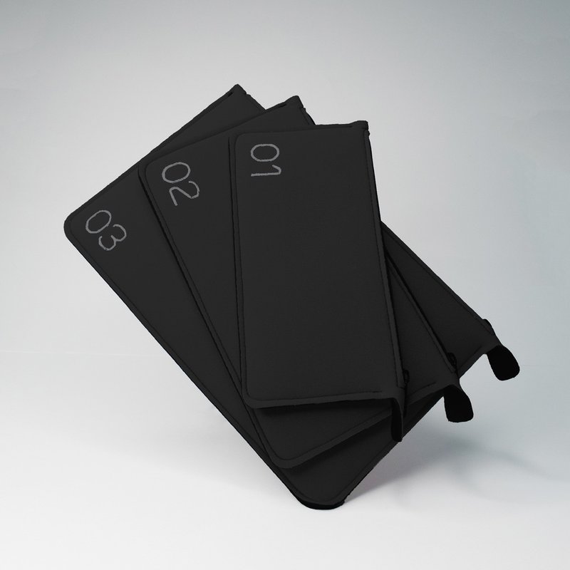 010203 | Personal Kit 旅行收纳袋拆售【03/L】 - 化妆包/杂物包 - 防水材质 黑色