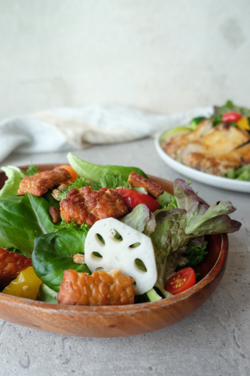 【轻饮食指南】\\含运//  蔬食派对组 . 素食沙拉四盒 - 熟食小吃 - 新鲜食材 绿色