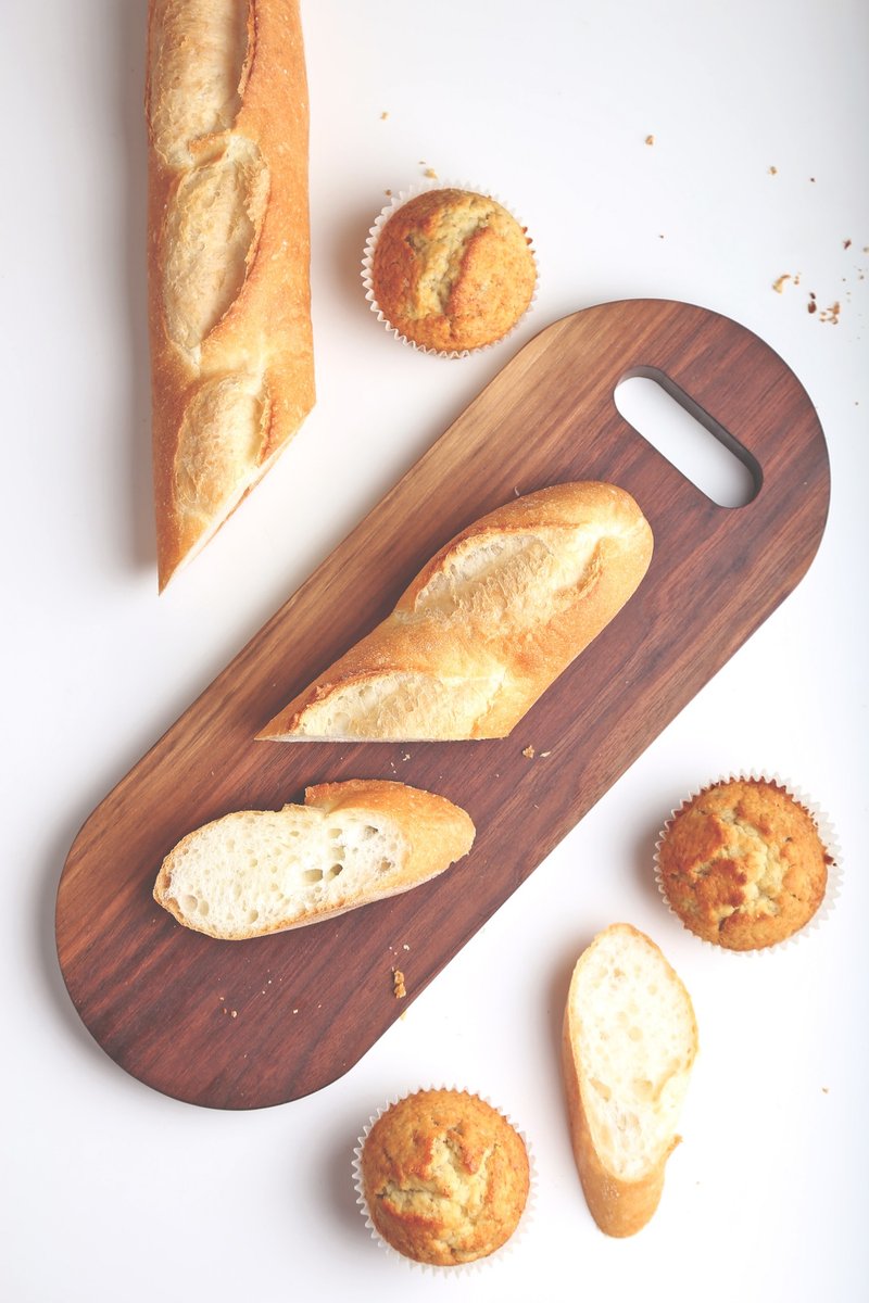 北美胡桃木餐板/切版-40厘米 - 露营用品 - 木头 咖啡色