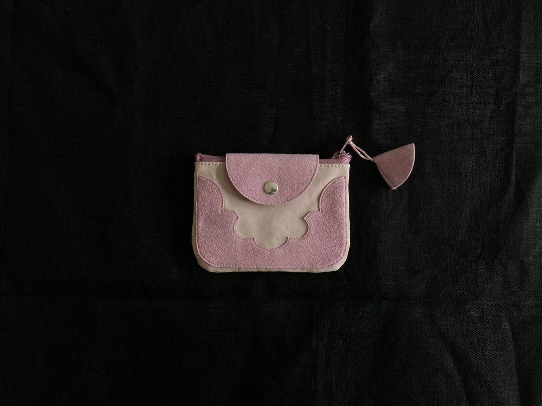 temple coin purse ( pink ) - 零钱包 - 聚酯纤维 粉红色
