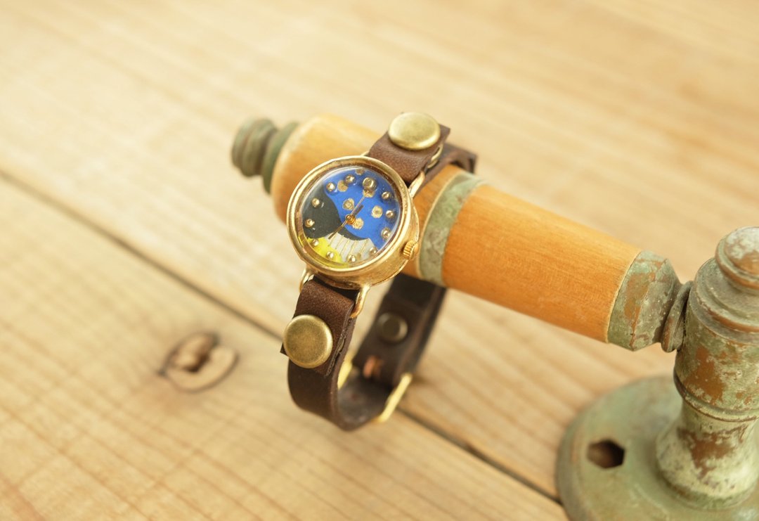 The circle watch "pattern 1" R007 - 女表 - 其他金属 金色