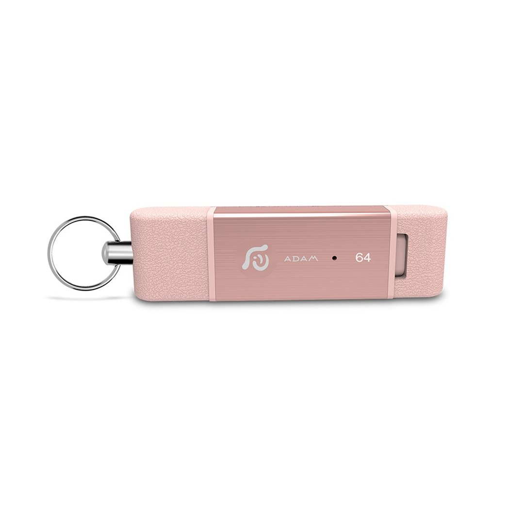iKlips DUO 苹果iOS双向随身碟 64GB 玫瑰金 - U盘 - 其他金属 粉红色