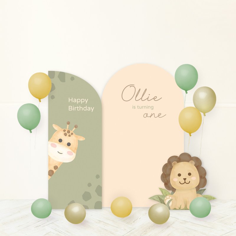 【定制】 森林动物迷你背板 | 派对 | 生日 | 纪念日 | 布置 - 其他 - 其他材质 多色