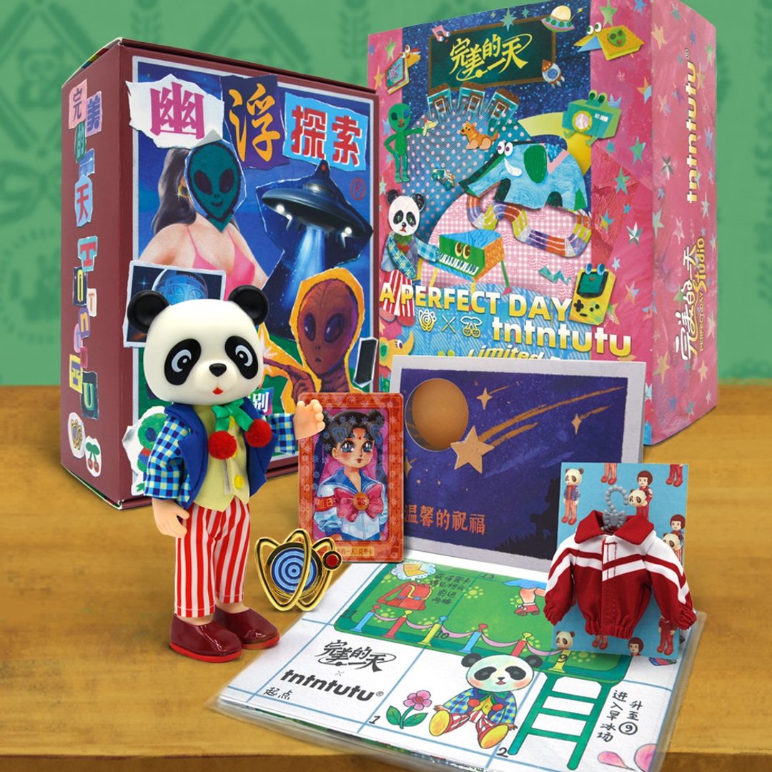 完美的一天 x 桃心百货商店 限定 昭和玩具 手办礼盒 - 玩偶/公仔 - 其他材质 多色