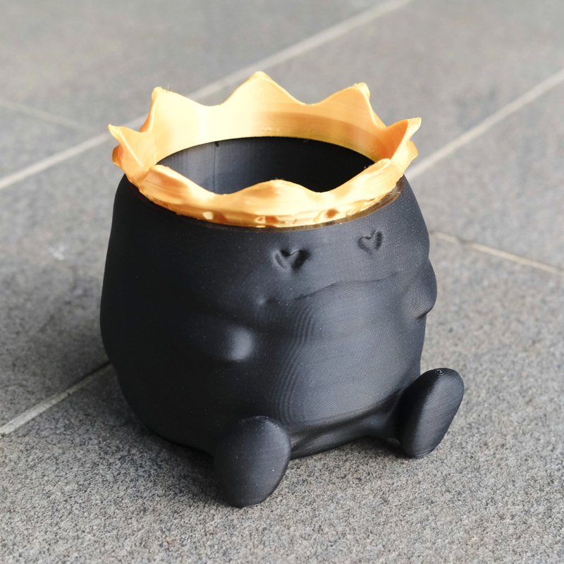 【坐的肥蛋】 3d盆器 块根盆 多肉盆 3d打印 白马城 象牙宫 盆器 - 花瓶/陶器 - 塑料 