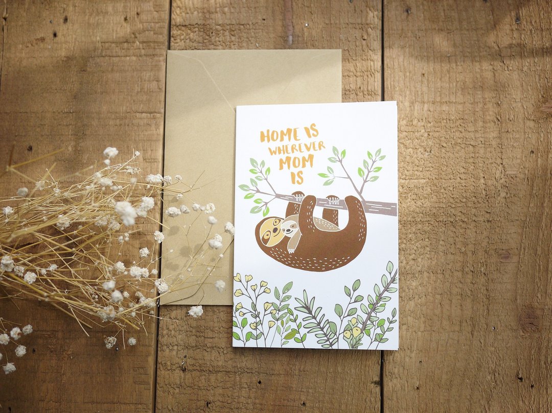 感谢妈妈系列对折卡 / 生日 / 母亲节 / Card for mom - 卡片/明信片 - 纸 