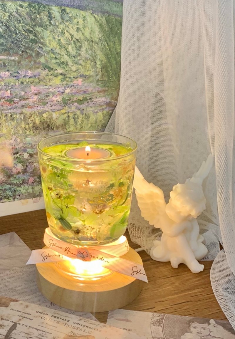 干燥花烛台杯 - 蜡烛/烛台 - 蜡 