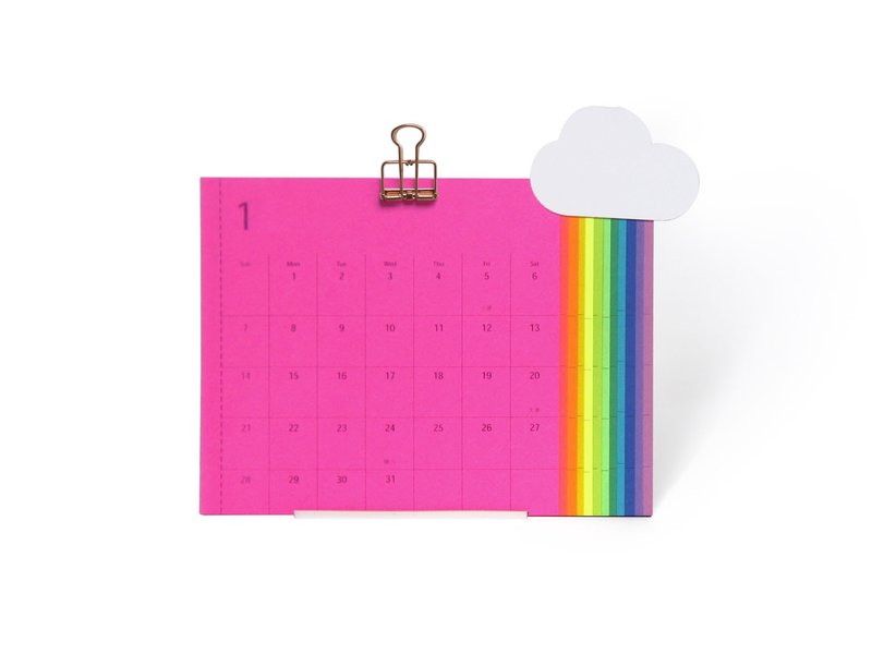 2020 年历 桌历 Harvest Rainbow 收获彩虹 - 年历/台历 - 纸 多色