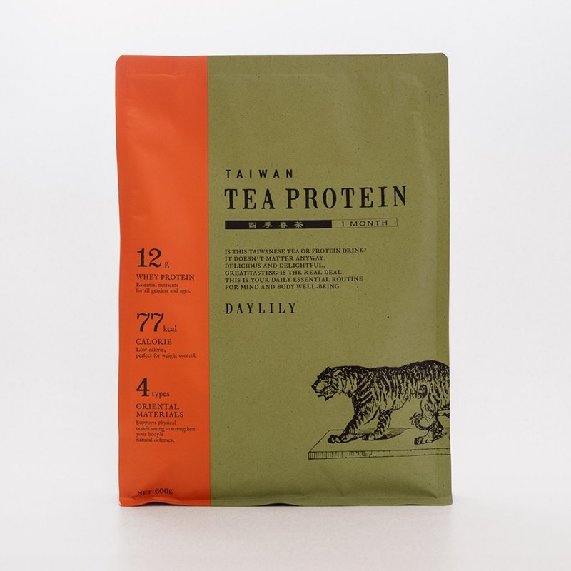 无糖台湾茶乳清蛋白 TAIWAN TEA PROTEIN【四季春茶】大容量 - 健康/养生 - 纸 绿色