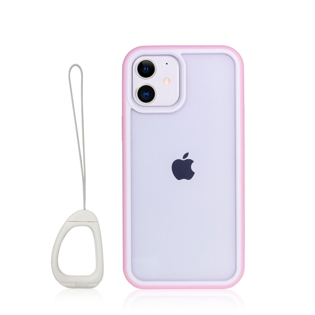 Torrii TORERO iPhone 12 / iPhone 12Pro TPU 保护壳 (粉红拼白) - 手机壳/手机套 - 橡胶 粉红色