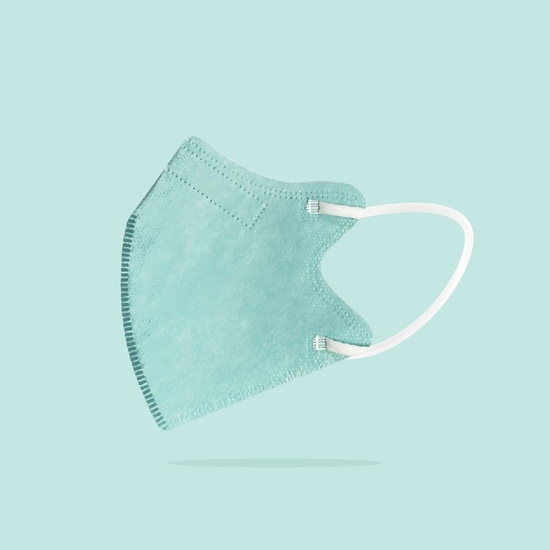 3D立体医疗口罩 (儿童 30片/盒) 水空绿 台湾制 l THG兆鼎生医 - 口罩 - 其他材质 绿色