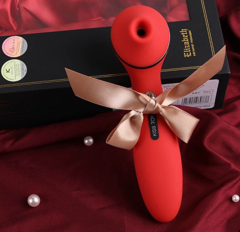 KISTOY Elizabeth伊莉莎白 全方位加温吸吮 按摩器 送润滑液 - 情趣用品 - 其他材质 红色