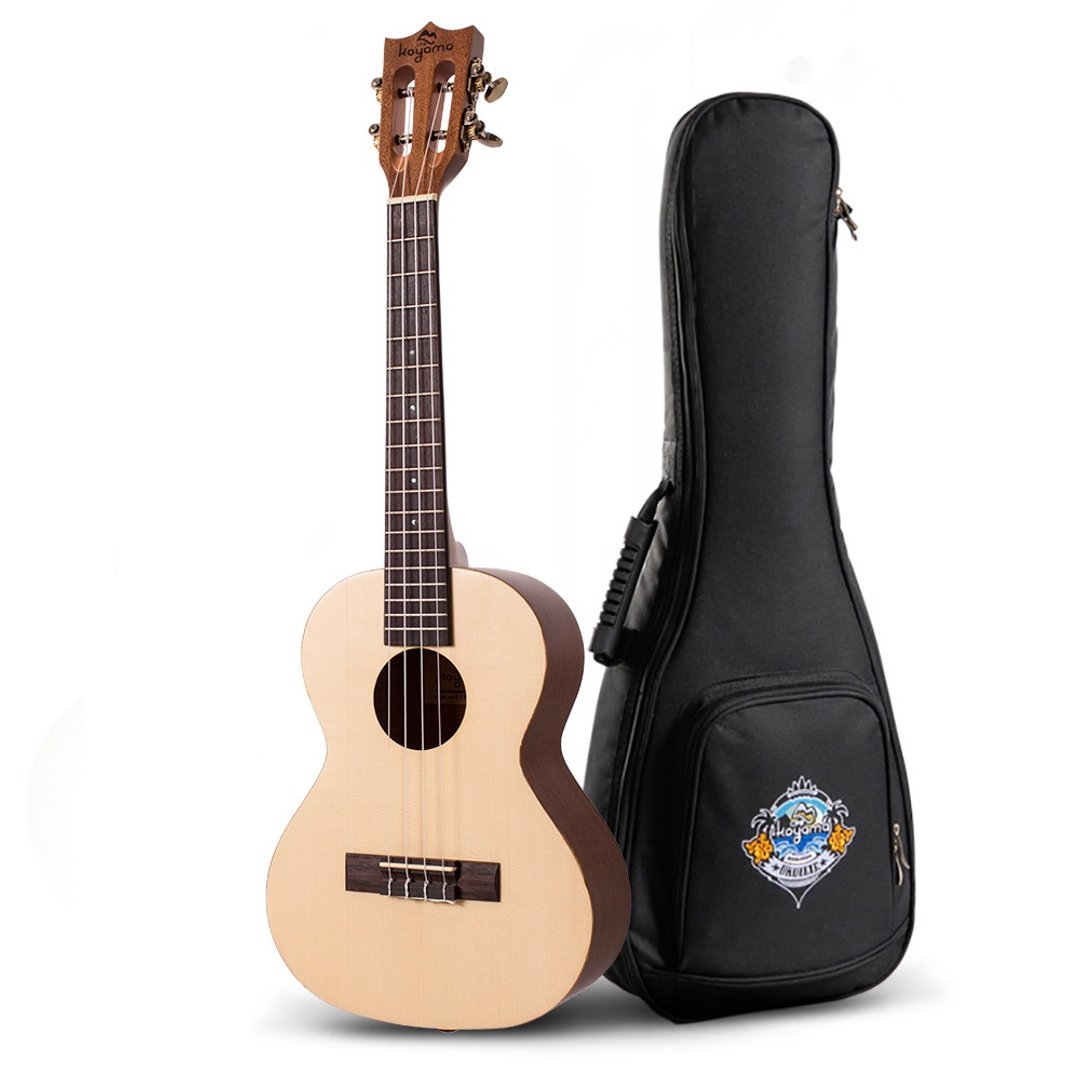 KYM-250SPR-T 26寸乌克丽丽 云杉单板 古典琴头系列 Ukulele - 吉他/乐器 - 木头 咖啡色