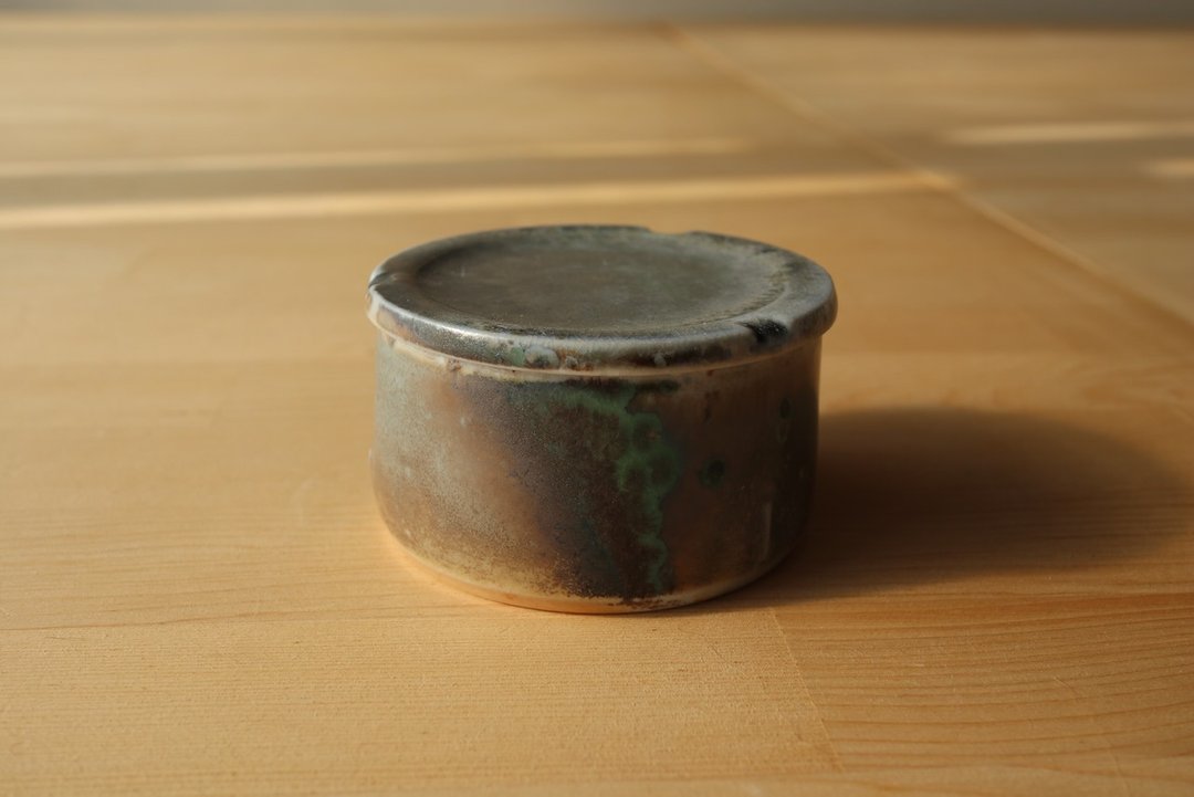 柴烧迷你小茶叶罐 / 席之罐 - 茶具/茶杯 - 瓷 蓝色